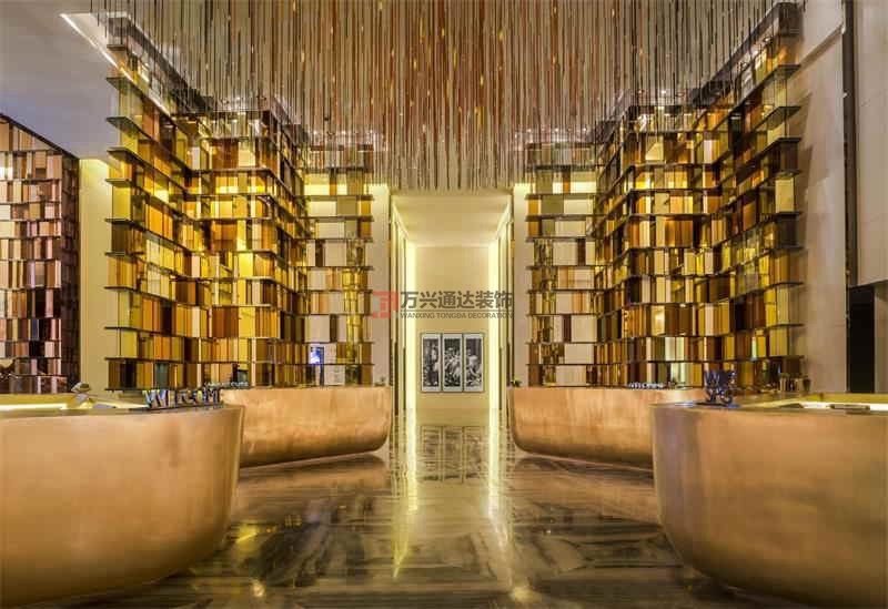 北京萬(wàn)興通達(dá)辦公裝修項(xiàng)目-廣州W酒店裝修案例效果圖