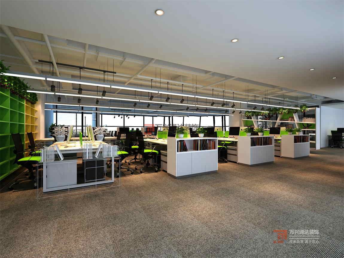 北京萬興通達(dá)辦公裝修項目-北京食聯(lián)天下網(wǎng)絡(luò)科技有限公司裝修效果圖