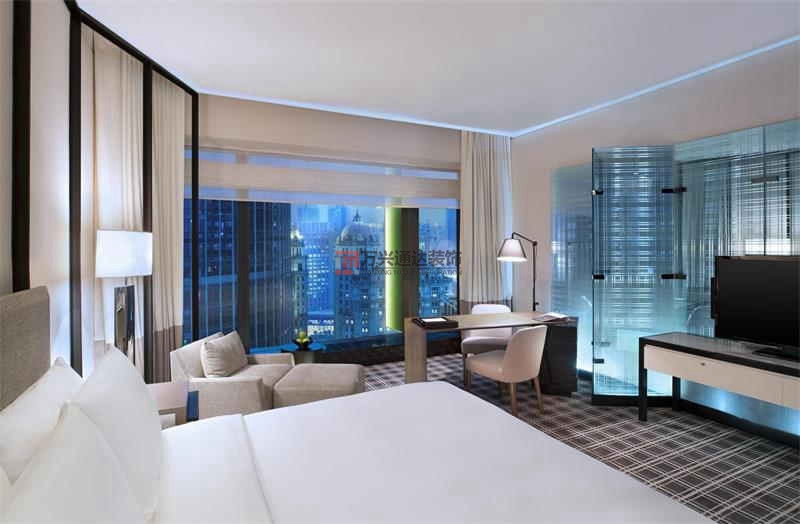 北京萬(wàn)興通達(dá)辦公裝修項(xiàng)目-廣州W酒店裝修案例效果圖