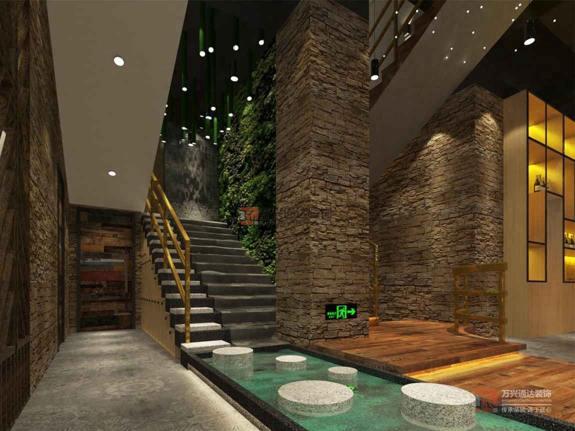 北京萬興通達(dá)辦公裝修項(xiàng)目-湘語謠餐廳裝修效果圖