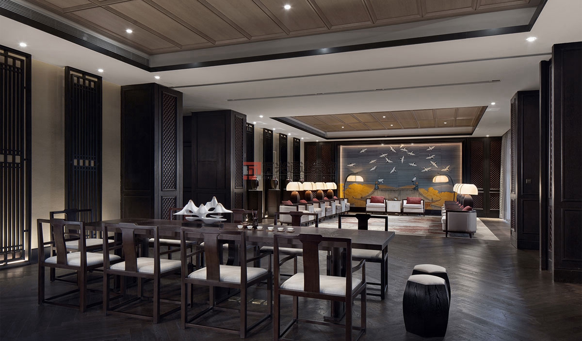 北京萬興通達(dá)辦公裝修項(xiàng)目-月影餐廳裝修效果圖