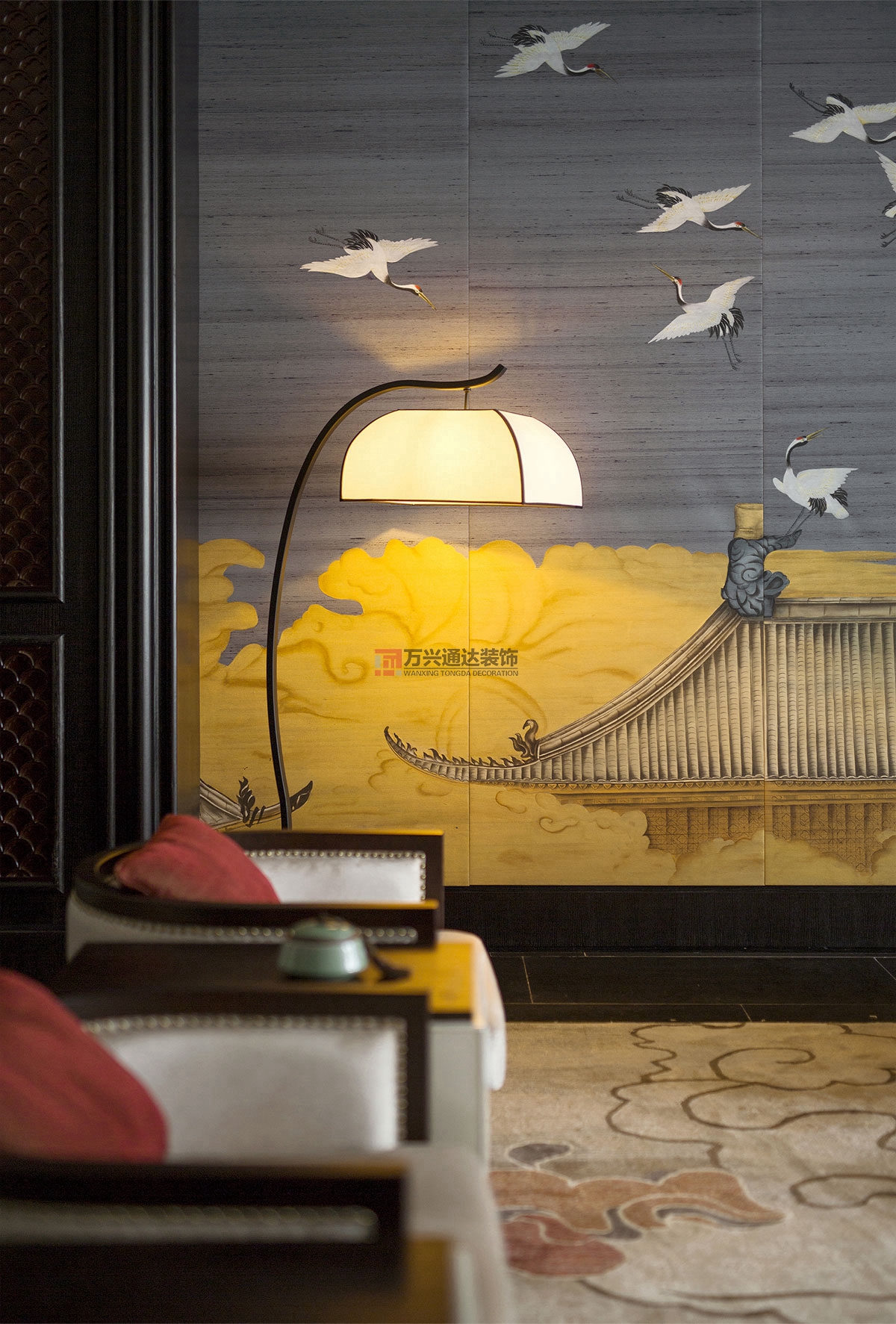 北京萬興通達(dá)辦公裝修項(xiàng)目-月影餐廳裝修效果圖