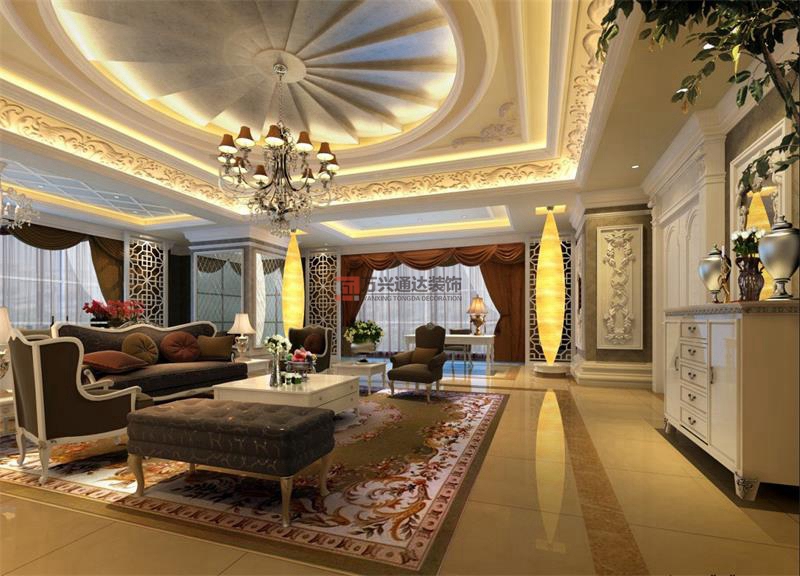 北京萬興通達(dá)辦公裝修項目-家富國際大酒店裝修案例效果圖