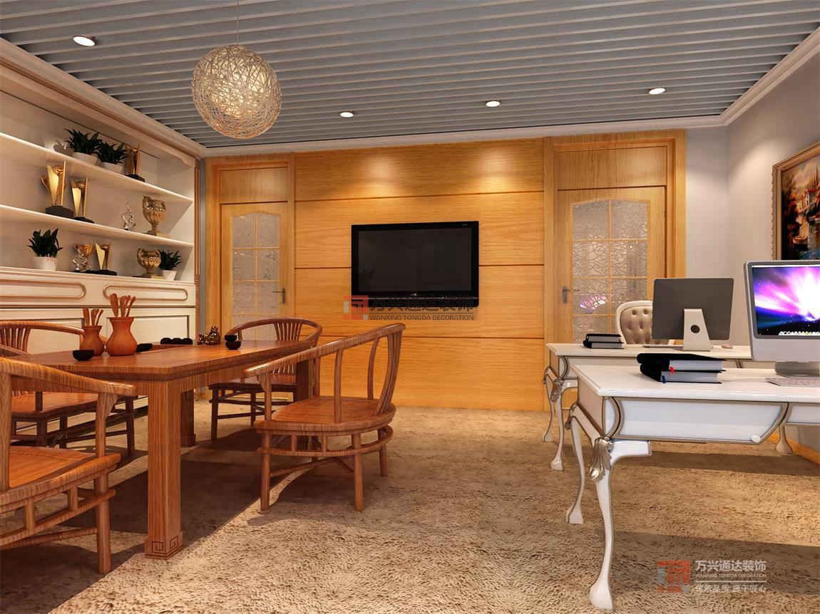 北京萬興通達(dá)辦公裝修項(xiàng)目-北京德啟投資咨詢有限公司裝修效果圖