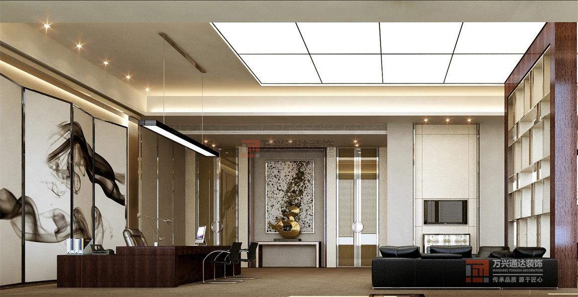 北京萬興通達辦公裝修項目-民發集團裝修效果圖