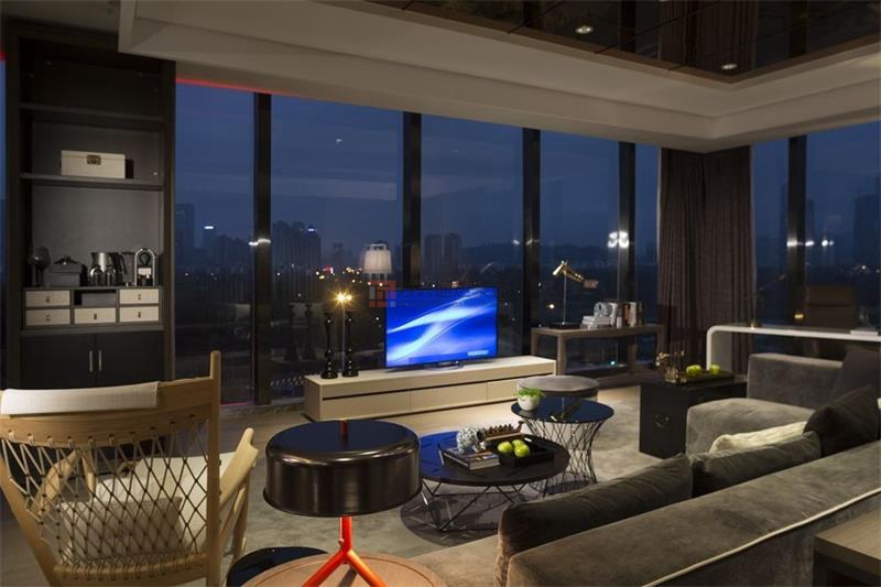 北京萬興通達辦公裝修項目-回品酒店裝修案例效果圖