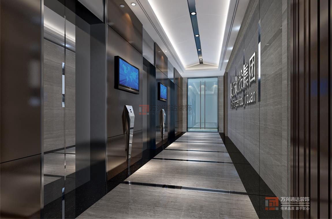 北京萬興通達辦公裝修項目-北方北投投資集團裝修效果圖