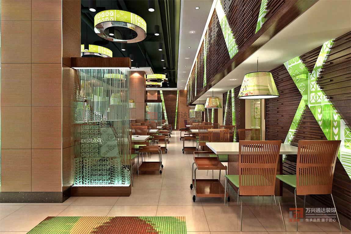 北京萬興通達辦公裝修項目-小肥羊火鍋，桐鄉店裝修效果圖
