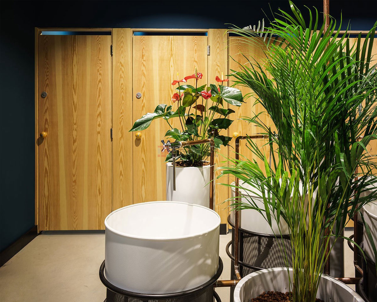 北京萬(wàn)興通達(dá)辦公裝修項(xiàng)目-天地餐廳裝修效果圖