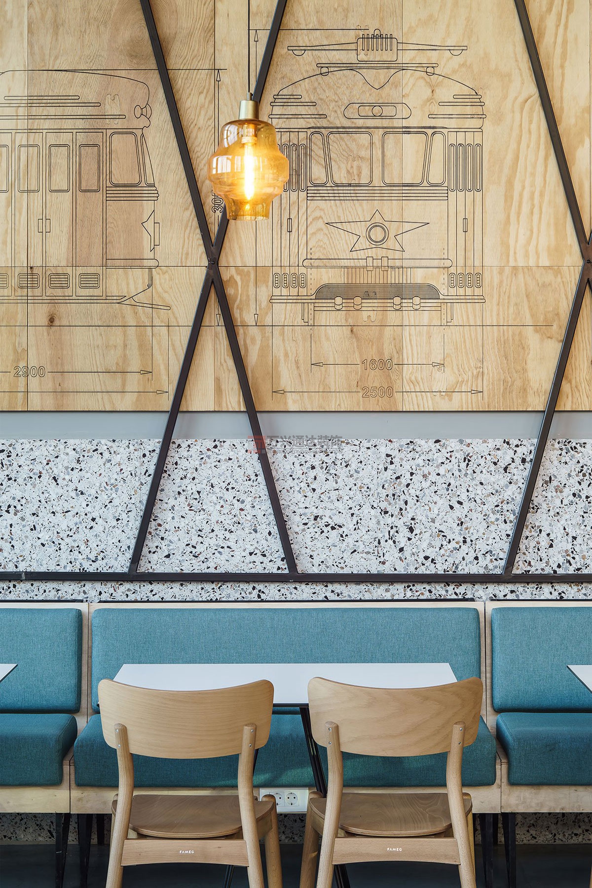 北京萬(wàn)興通達(dá)辦公裝修項(xiàng)目-天地餐廳裝修效果圖