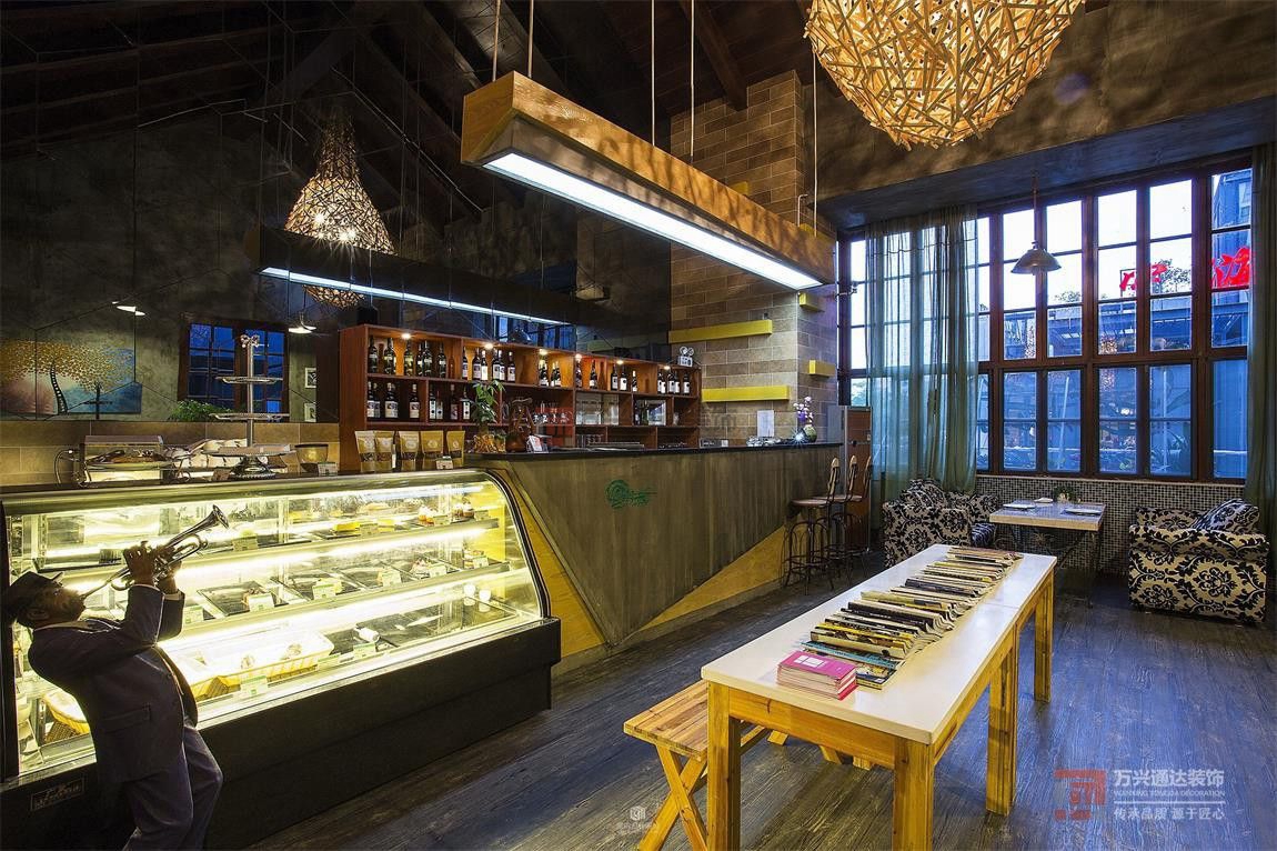 北京萬興通達辦公裝修項目-年輪小院西餐廳裝修效果圖