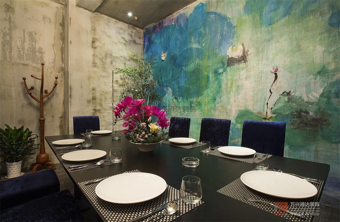 北京萬興通達辦公裝修項目-年輪小院西餐廳裝修效果圖