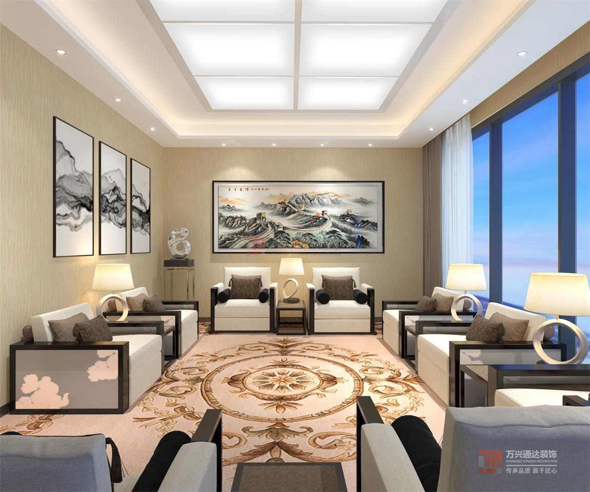 北京萬(wàn)興通達(dá)辦公裝修項(xiàng)目-北京中匯國(guó)際保險(xiǎn)經(jīng)紀(jì)有限公司裝修效果圖