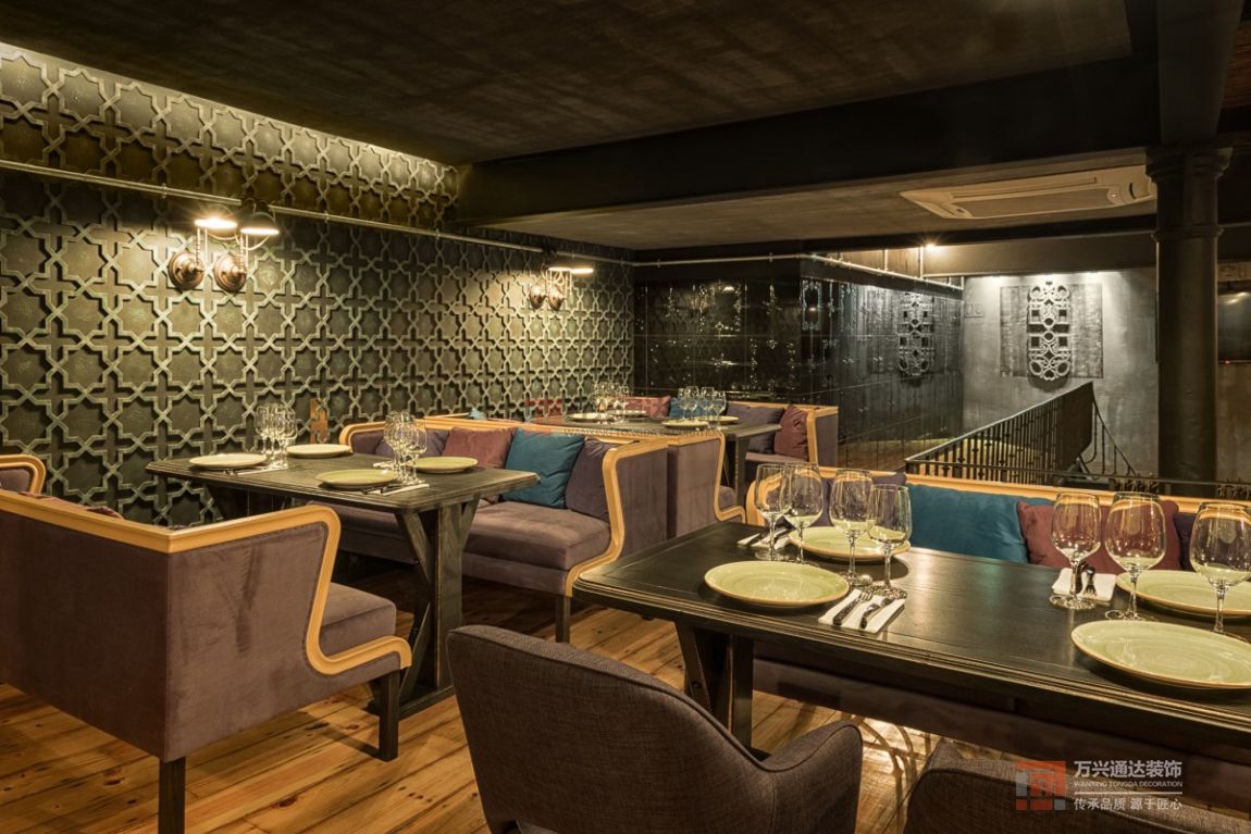 北京萬興通達(dá)辦公裝修項目-Grill咖啡廳裝修效果圖