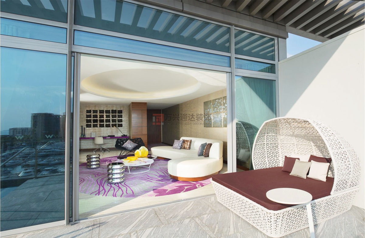 北京萬興通達辦公裝修項目-東四富潤酒店裝修效果圖