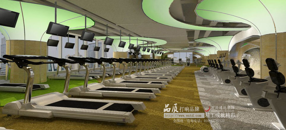 某健身會(huì)所裝修效果圖
