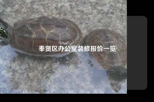 奉賢區(qū)辦公室裝修報(bào)價(jià)一覽