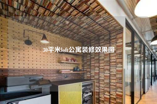 30平米loft公寓裝修效果圖