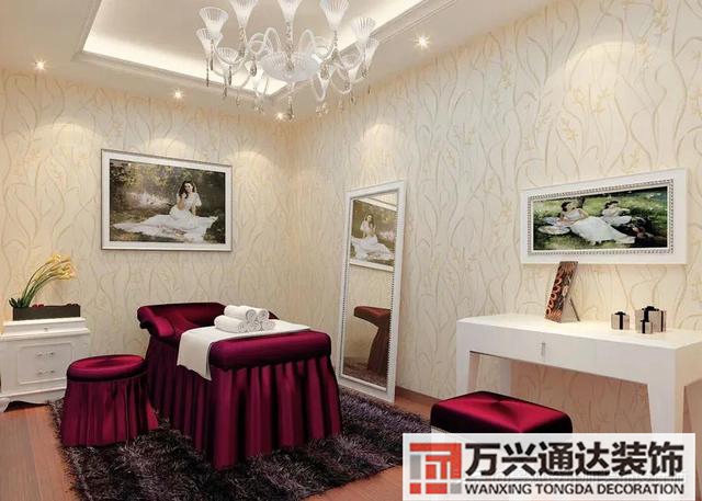 美容院裝飾美容院裝飾畫_萬(wàn)興辦公室裝修公司