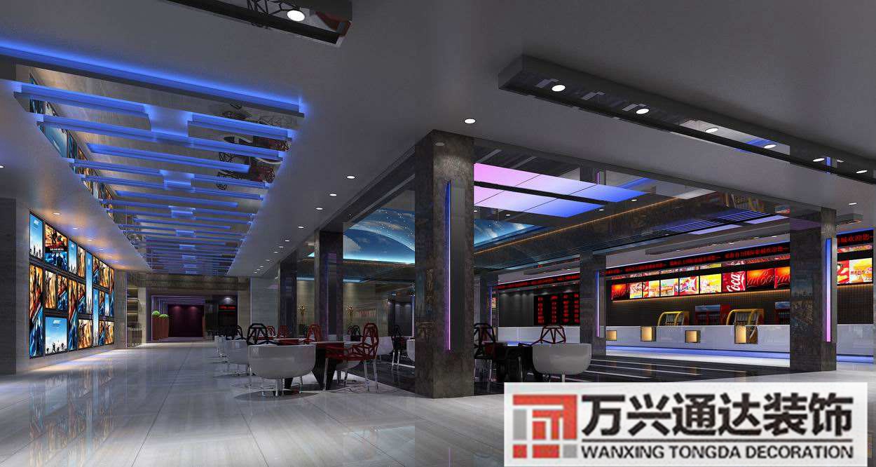 裝修電影院裝修電影院搭設移動架滿堂架效果圖