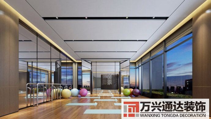 家庭瑜伽館裝修效果圖瑜伽館簡約風格裝修效果圖