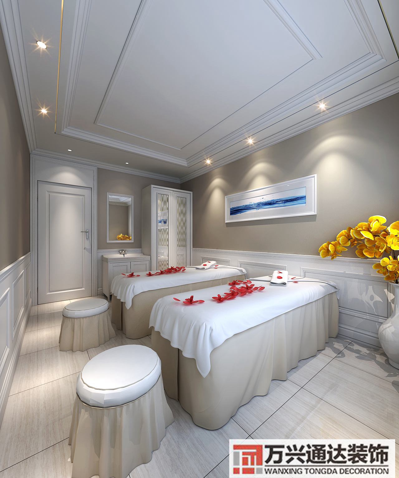 美容spa會(huì)所裝修設(shè)計(jì)spa會(huì)所房間裝修效果圖