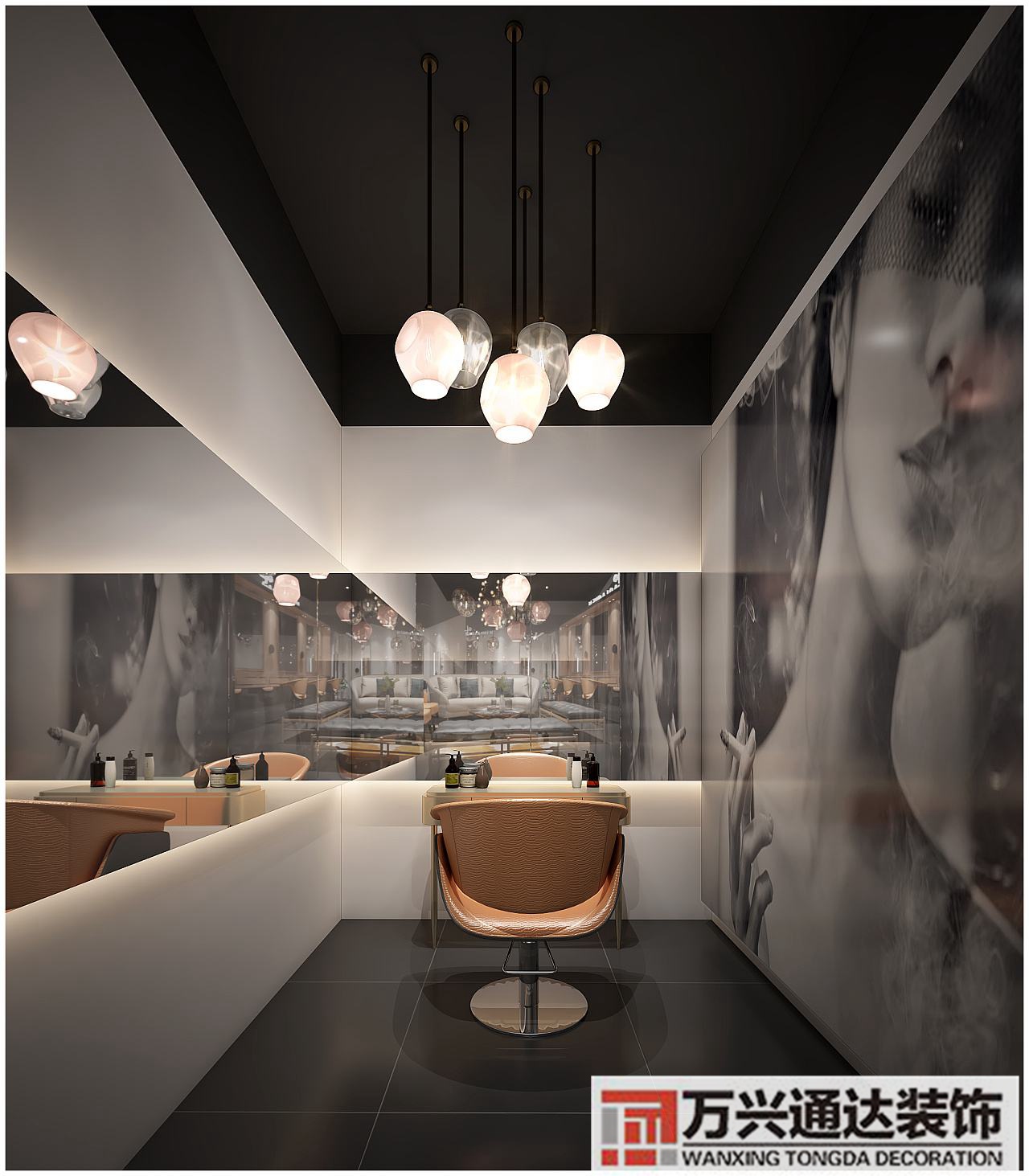 美發(fā)店工作室裝修美發(fā)工作室裝修設(shè)計